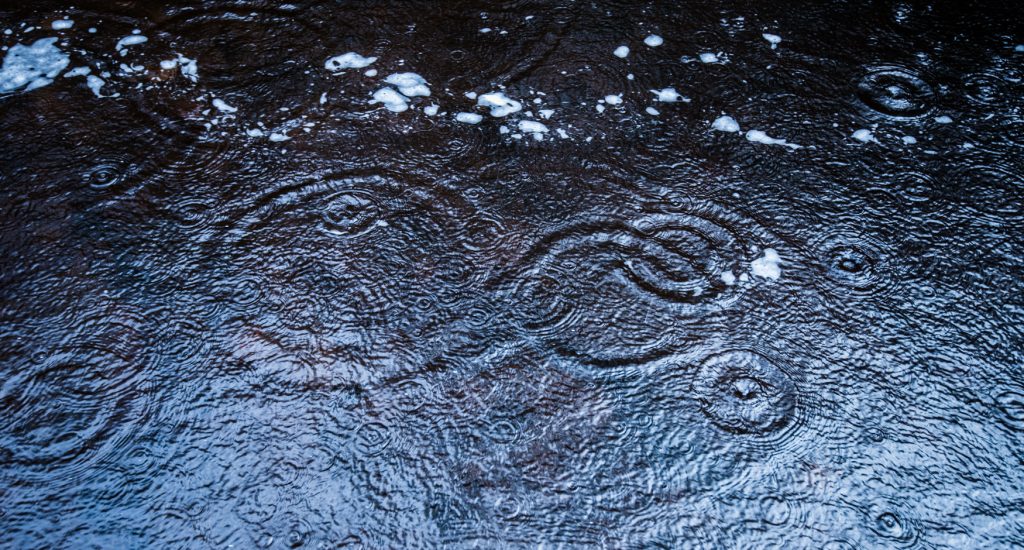 ripples on the water