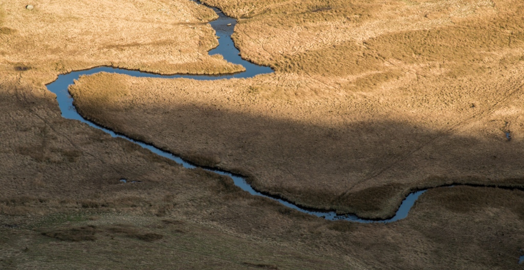 Bannerdale Beck in the late afternoon sun