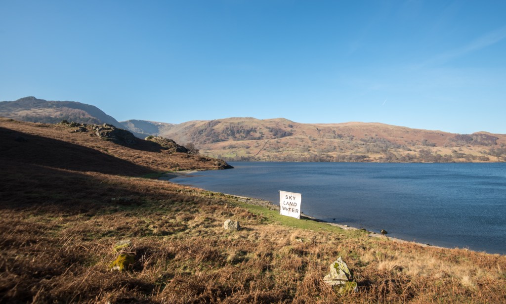 Sky Land Water in place against the larger landscape