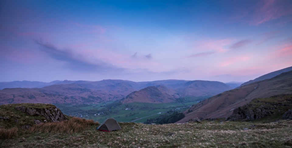 Not a bad place to take in the dawn arriving in the Grasmere Valley.
