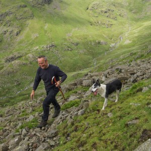 Hill farmer Anthony Hartley takes us across land below Coniston Old Man as part of a gather in August of 2012. This was a real lightbulb moment for us in terms of understanding the landscape in another way.